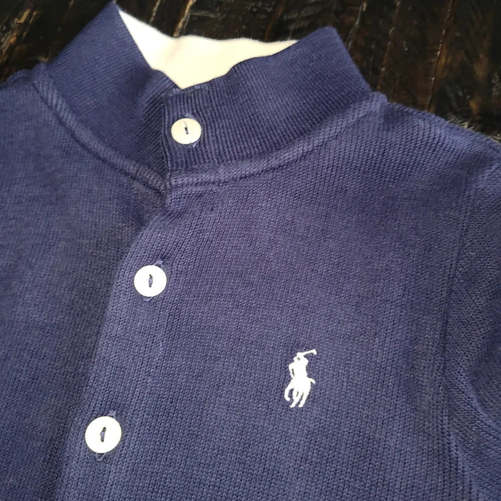 Ralph Lauren French Rib Cotton Coverall Size 24 Months